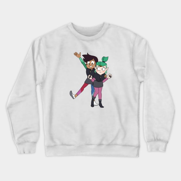 Luz & Amity Crewneck Sweatshirt by mrchasecomix